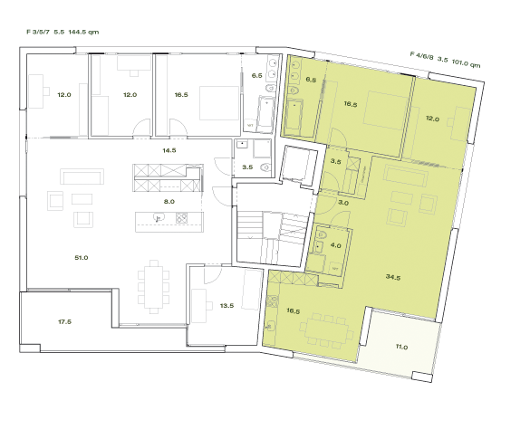 Haus F - Wohnung F6
