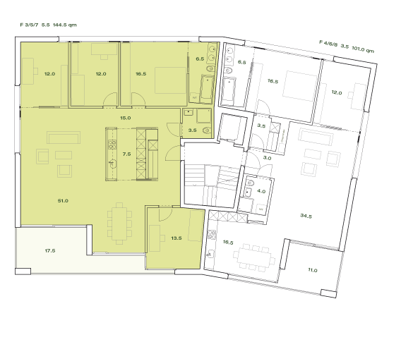 Haus F - Wohnung F7